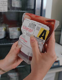 Picture of blood bank