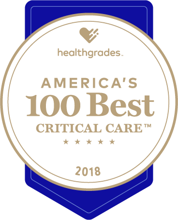 Healthgrades America's 100 Best Critical Care Award Image