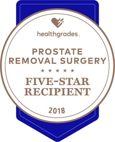 Healthgrades Five-Star Recipient Prostate Removal Surgery Award Image