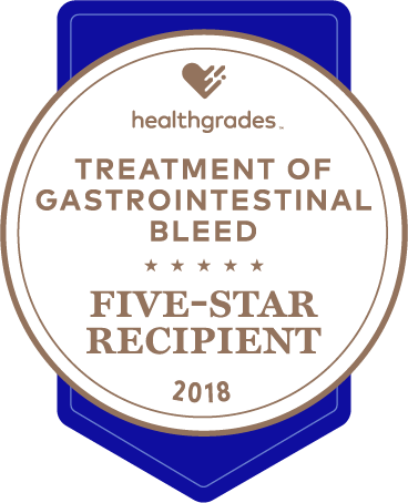 Healthgrades Five-Star Recipient Treatment of Gastrointestinal Bleed Award Image