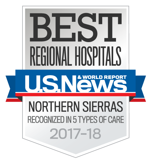 U.S. News Best Regional Hospital in the Northern Sierras Award Image