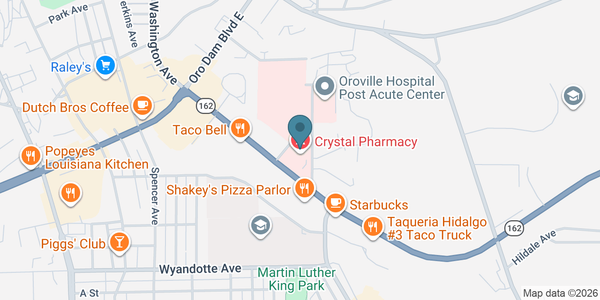 Map of Oroville Pulmonary
