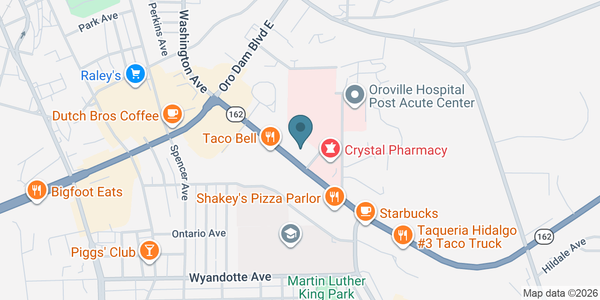 Map of Oroville Medical Group Cardiology