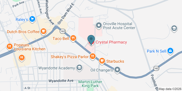 Map of Oroville Hospital Dermatology