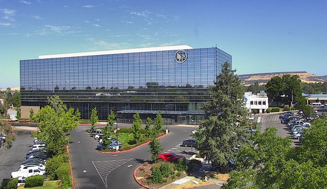 The new five-story tower at Oroville Hospital